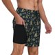 thumbnail image 2 of Fotbe Gold Snowflake Christmas Tree Traje de Baño para Hombre – Shorts de Natación de Secado Rápido con Forro y Bolsillos-X-Large, 2 of 6