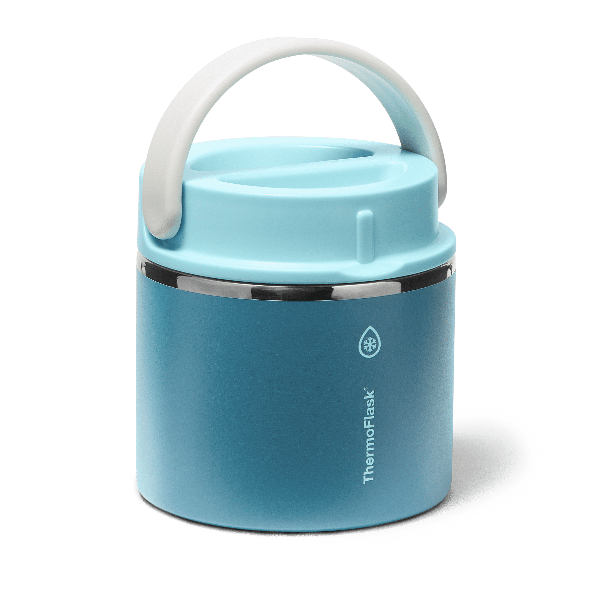 ThermoFlask 20 oz Double Wall Insulated Food Jar, Ocean Mist