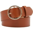 thumbnail image 1 of LinYooLi Ceinture Ronde en Faux Cuir pour Femmes, Robe Chic en Jean, Ceintures pour Dames, 1 of 4