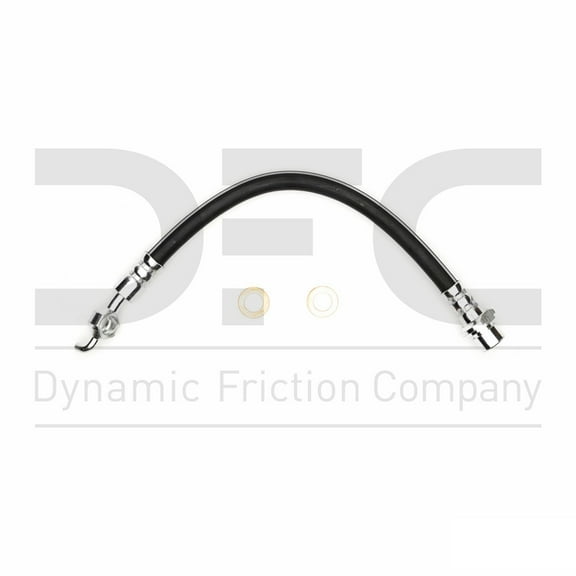 Rear Dynamic Friction Company Brake Line Hose 350-91008 For 2000-2005 Toyota Celica, 2005-2010 Scion tC