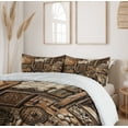 thumbnail image 5 of Ambesonne Rustic Duvet Cover Set, Medieval Cottage Scene Art, Calking, Grey Teal Brown, 5 of 6