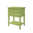 thumbnail image 2 of Ameriwood Home Franklin Accent Table with 2 Drawers in Green, 2 of 8