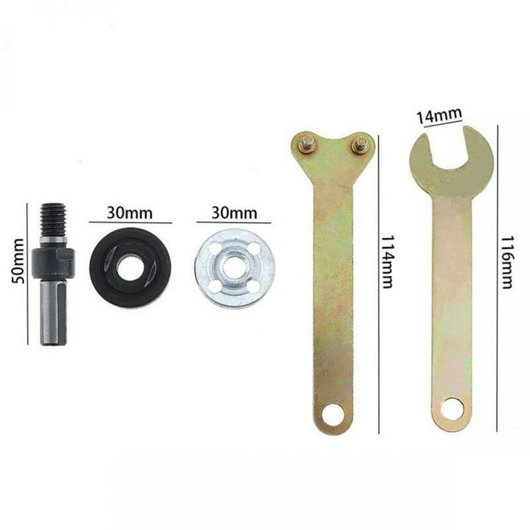 5pcs Grinder Wrench Spanner Lock Nut Flange Angle Fit For Dewalt