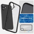 thumbnail image 4 of Funda Spigen Ultra Hybrid para iPhone 16 Plus en Negro Mate, 4 of 7