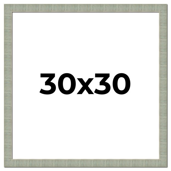 30x30 Frame Green Desert Pear Solid Wood Picture Frame | 1.625 Inch Moulding Width | Interior Frame