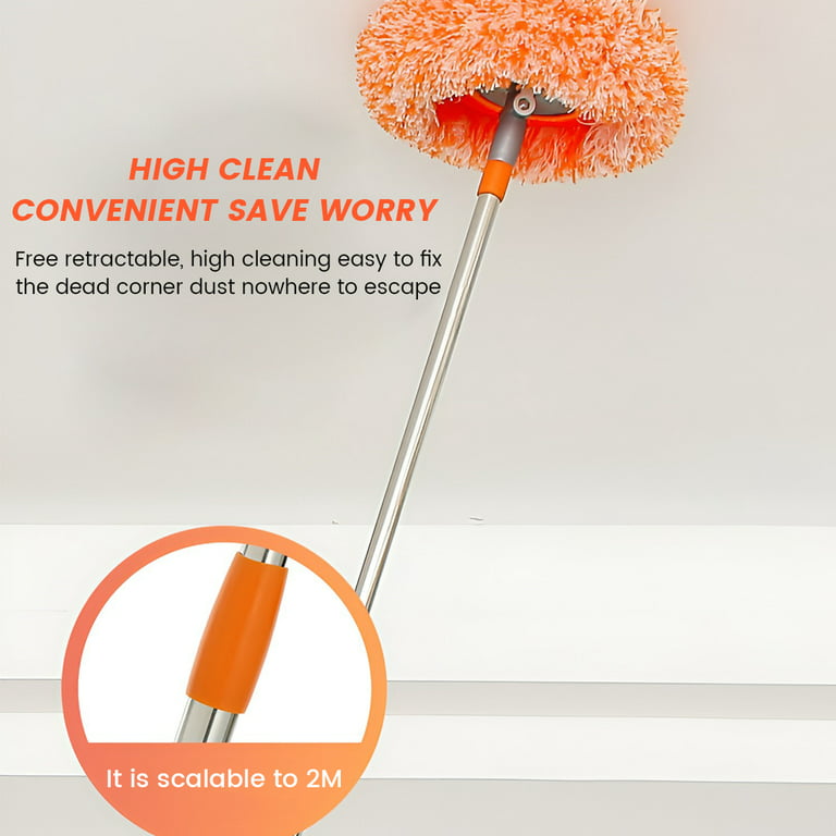 1pc 360° Rotatable Adjustable Cleaning Mop, Wall Mop Wall Cleaner