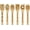 Mushroom, variant on 6Pcs Dog Bamboo Cooking Utensils Wooden Pet Engraved Cooking Spoons Set Carving Kitchen Bamboo Spatula Set Wood Cooking Spoon for Kitchen Fun House Warming Gift