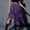 #0162-Purple, variant on Womens Skirts Midi Length, Gothic Punk A Line Skirt with Side Zipper, High Waisted Solid Color Long Skirt, Flowy Edgy Alternative Skirt, Casual Black Skirts for Women Gift