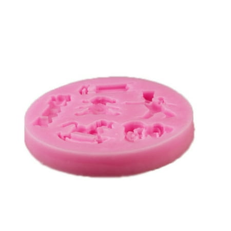

Toy Doll Fondant Biscuit Molds Silicone Baking Cake Mould Cupcake Dessert Chocolate Mold
