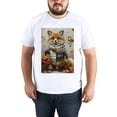 thumbnail image 5 of Summer Short Sleeve Tops Crew Neck Shirts For Women CatPlus Size Tee Shirts, 5 of 5