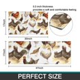 thumbnail image 7 of White Chicken Breed Pattern Kitchen Rugs Sets Of 2,Anti Fatigue Kitchen Mat Rugs Non Slip Washable,Decorative Kitchen Floor Mats for Kitchen,Sink,Laundry,17"x30"+17"x47", 7 of 7