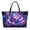 Butterfly Daisy Galaxy, variant on Bear Maple Leaf Print Top Handle Bag for Women Lightweight Tote Bag Casual Top Handle Satchel with Inner Pocket for Shopping Business