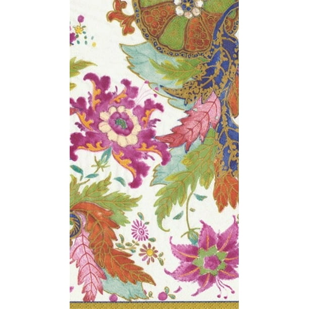 Paper Guest Towel Napkins 15pk 13130G Tobacco Leaf Ivory