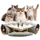 thumbnail image 5 of Túnel Telescópico para Gatos Cama Acolchada Plegable Tipo Extraíble Transpirable Pequeños, 5 of 9