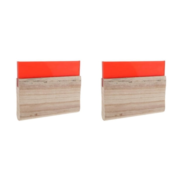 Eigraketly Screen Printing Squeegee Wooden Handle Ink Scraper Scratch Board Type1 NO1