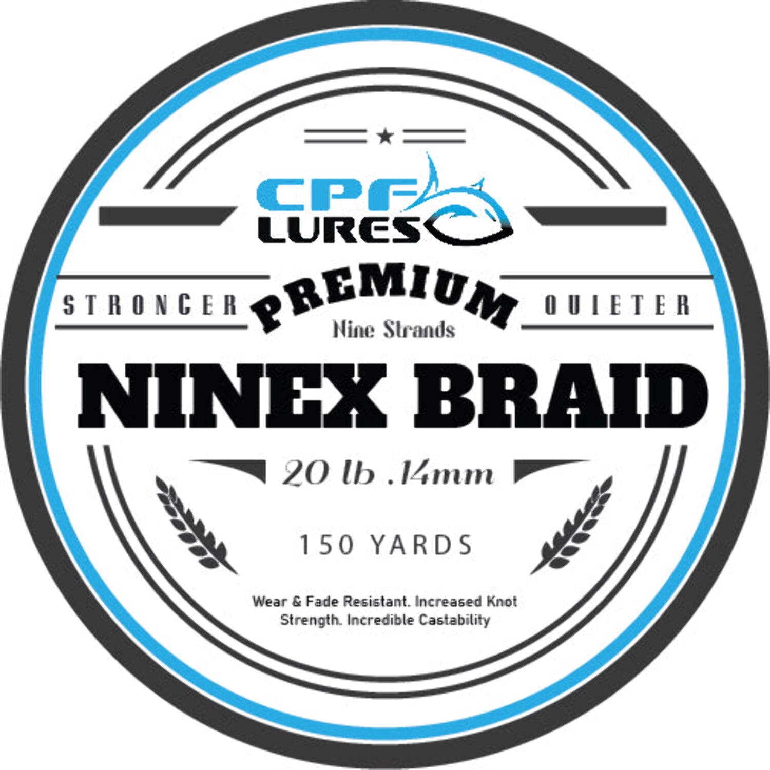 NINEX No Fade Braid Black