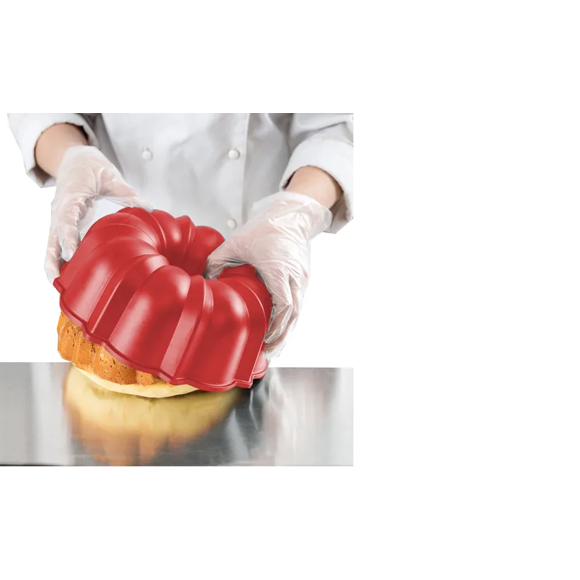 Molde Rosca Panque Pan Antiadherente Acero Inoxidable Malubero Malu1166