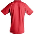 thumbnail image 3 of SOLS - Camiseta de manga corta modelo Maracana 2 para hombre (Rojo/Blanco), 3 of 3