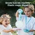thumbnail image 3 of Colorful Smoke Bubbles Machine Elastic Bubble Fog Wand, Magic Interactive Fog Bubbles Machines for Party, with Elastic Smoke Effect, Lightweight Design, 3 of 8