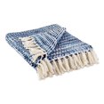 thumbnail image 1 of Design Imports CAMZ11812 Blue Tone Diagonal Stripe Acrylic Blanket Throw, 1 of 2