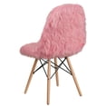 thumbnail image 2 of 4 Pk. Shaggy Dog Light Pink Accent Chair, 2 of 8
