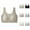 Khaki, variant on Sports Bras for Women Summer Comfortable Push Up Seamless Latex Yoga Gym Athletic Bralettes Workout Bra