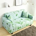 thumbnail image 4 of 1/2/3/4 Seats Printed Sofa Cover, Stretch Couch Cover Slipcovers for Couches Chair Loveseat Sofa Couch Furniture Protector Fit Stylish Fabric Couch Cover for Living Room with One Pillow Cover, 4 of 10