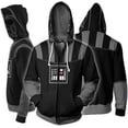 thumbnail image 2 of Chaqueta con capucha Pacreck para adulto, disfraz de Darth Vader para Halloween, 2 of 3