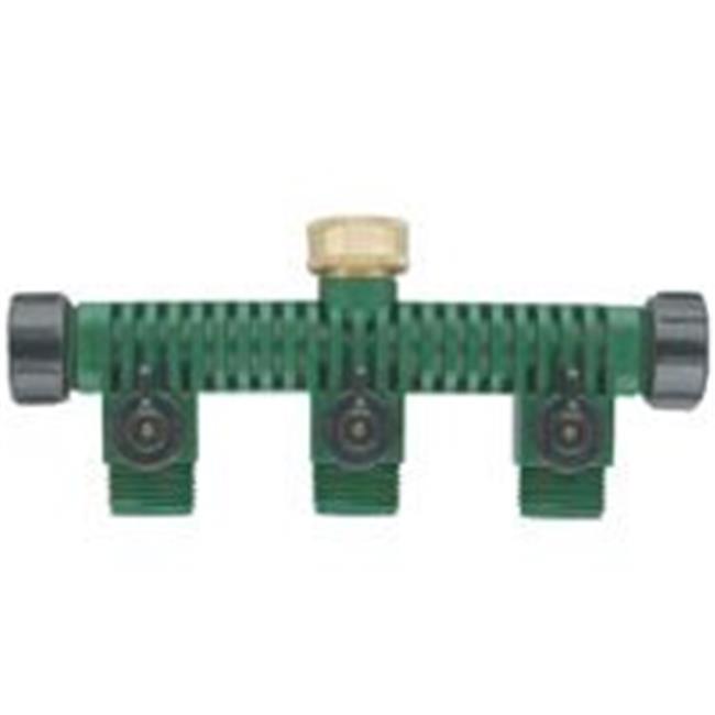 62009N Plastic Hose Faucet Valve Manifold .75 In.