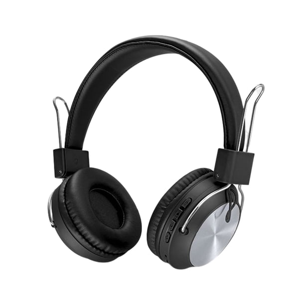 Bearachild Auriculares Estéreo Con estilo Compatible con Bluetooth Diadema inteligente Portátil Consumidor Premium Auriculares Mujeres Hombres Cables de audio/vídeo Negro