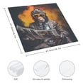 thumbnail image 3 of WERPE Monkey Cloth Napkins Polyester Gift for Farmhouse Party Dining Table Decor 6 PCS, 3 of 7