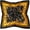 14- Black Golden Chain, variant on Silk Like Head Scarf for Women Satin Printed Bandana for Hair Wrapping Fashion Accessory 35 Inch Square Hair Scarf