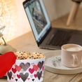 thumbnail image 4 of Valentine's Day Heart-Printed Plastic Food Storage Containers with Lids - Set of 2 for Snacks Cookies Chocolate Candy Box Party Favors Organization Decorations w/Bonus Snoep in Beperkte Oplage, 4 of 7