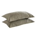thumbnail image 1 of Marcielo Juego de fundas de almohada bordadas de 2 piezas, fundas de almohada decorativas de microfibra, tamaño estándar, salvia, 1 of 5