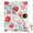 Pioneer Flower Floral, variant on Pioneer Flower Floral Print Pattern Blanket,Comfortable Soft Flannel Throw Blanket,All Season,Warm Lightweight Blankets for Sofa Bed Couch Living Room Chair,30"x40"