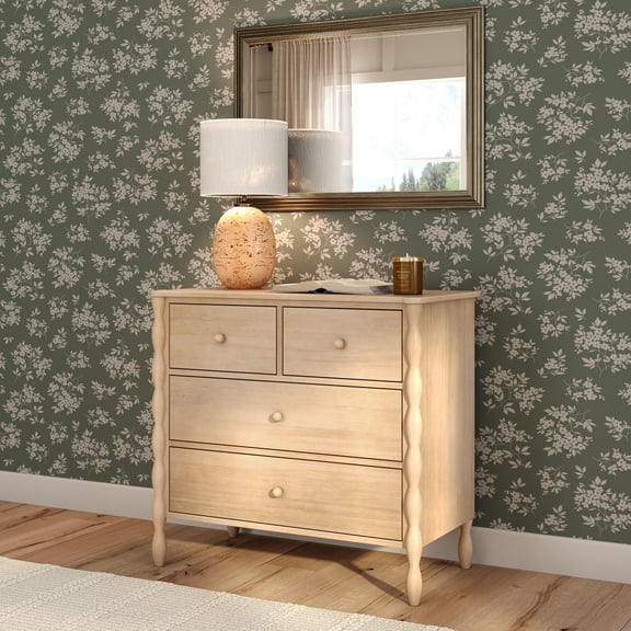 Jenny Lind 2 over 2 Drawer Dresser, Blonde