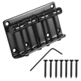 thumbnail image 3 of 4 String Vintage Style Bass Hardtail Bridge for Precision Top Load Upgrade,Black, 3 of 9