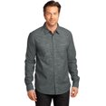 thumbnail image 1 of District Made® - Camisa tejida lavada de manga larga para hombre. DM3800 Gris L distrito hecho DM3800, 1 of 1