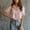 Light Pink, variant on 2026 New Womens Casual V Neck Short Sleeve Button Down Shirts Business Casual Work Boho Tops Blouses(White,M)