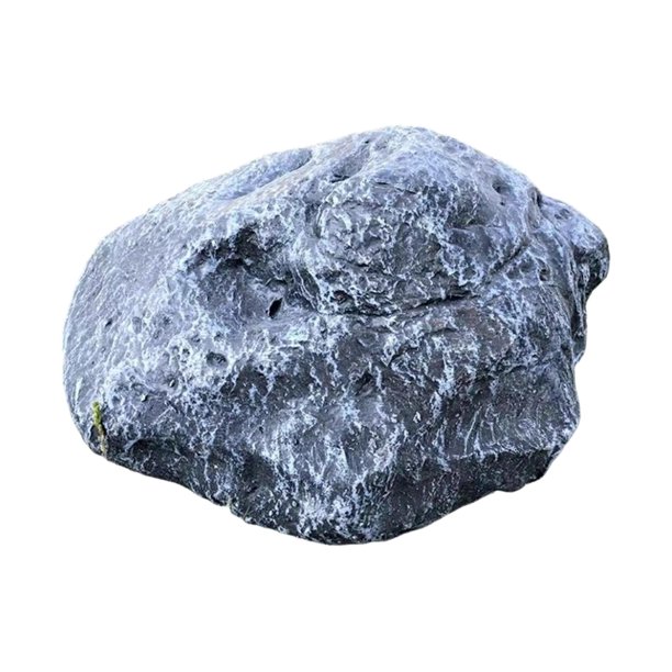 Piedra artificial de paisaje, piedra artificial multiusos, escultura de piedra sintética gris, roca falsa Estilo C