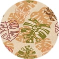 thumbnail image 1 of Ahgly Company Machine Washable Indoor Square Transitional Khaki Gold Area Rugs, 3' Square, 1 of 7