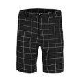thumbnail image 5 of AXXD Mens Shorts Casual Black Summer Dress Pants Plaid Flat-Front Skinny Business Pencil Bermuda with Pocket Clearance, 5 of 5