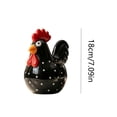 thumbnail image 3 of Rooster‑Shaped Decorative Vase, Farmhouse Style Tabletop Ornament, 3 of 7