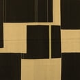 thumbnail image 1 of Ahgly Company Indoor Square Abstract Brown Contemporary Area Rugs, 3' Square, 1 of 4