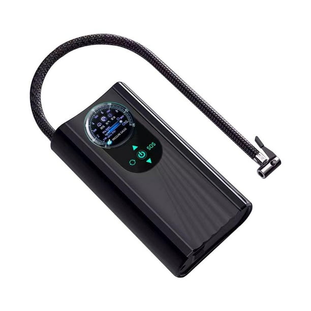 Inflador de neumáticos de coche de 12 V compresor de aire automático de alta precisión para motocicleta coche y bicicleta Hugtrwg Para estrenar