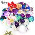 thumbnail image 2 of Diadema con orejas de Minnie Mouse de dibujos animados Shanghai Disney lazos grandes orejas disfraz diadema Cosplay felpa adulto/niños diadema regalo Gao Jinjia LED, 2 of 2