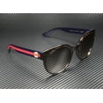 thumbnail image 3 of GG0035S-004 Havana/Blue 54mm Gucci GG0035S Urban Round Woman Sunglasses, 3 of 6