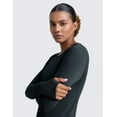 thumbnail image 5 of CRZ YOGA Seamless Long Sleeve Shirts for Women Workout Athletic Running Yoga Tops, 5 of 6