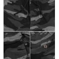 thumbnail image 3 of Men's Casual Cargo Pants Elastic Waist Gym Workout Athletic Sport Joggers (Grey Camo, 30x32), 3 of 3
