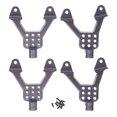 thumbnail image 4 of FLAMEEN RC Shock Damper Tower Mount,RC Car Shock Hoops,4 PCS/Set Metal Front And Rear Shock Damper Supports Fit For Axial SCX10 1/10 RC Model Car, 4 of 8